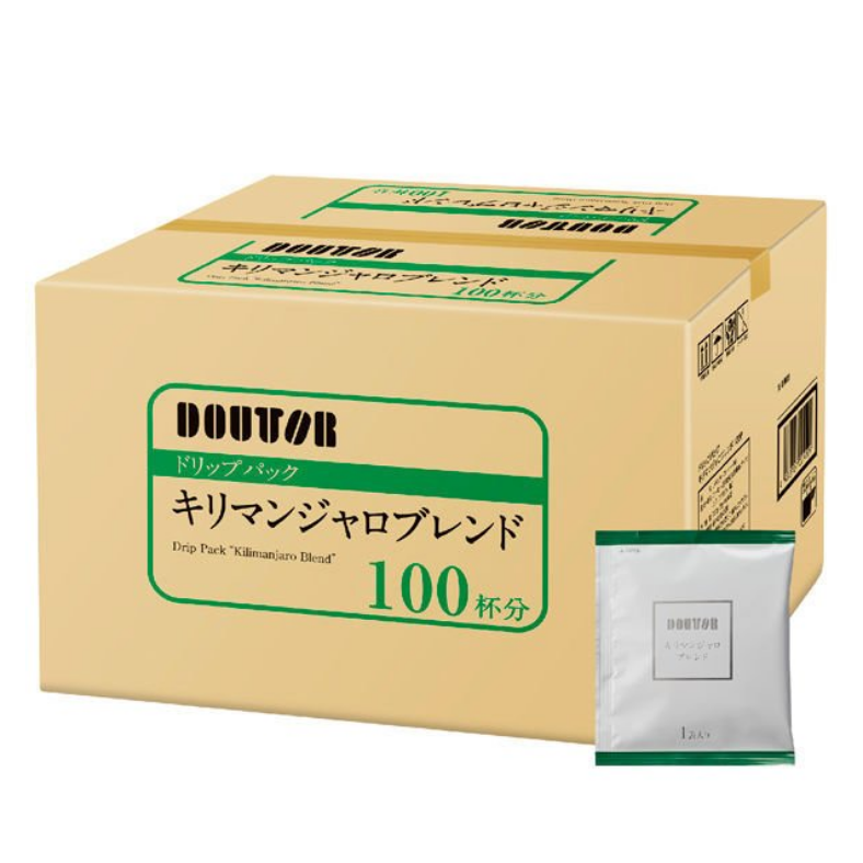 ドトール ドリップパック キリマンジャロブレンド 1箱(100袋入)